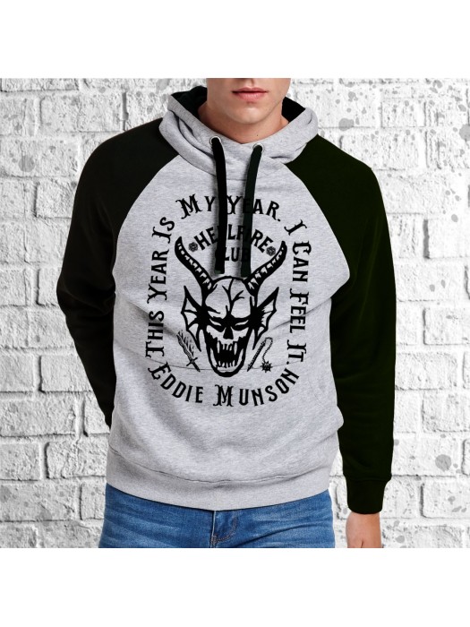 Суитчър двуцветен STRANGER THINGS S4 - Eddie Munson